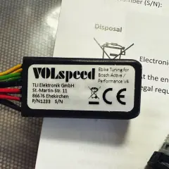 Tuningmodule voor Bosch middenmotor, mogelijk voor het oplossen van problemen.