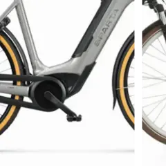 De Sparta e-bike toont de aandrijving: een middenmotor bij de trapas of een voorwielmotor.